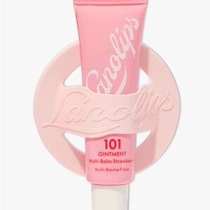 Lanolips 101 Ointment Strawberry & Phone Lip Balm Holder